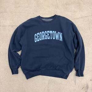 John Galt Brandy Melville Georgetown Boxy Crewneck Sweatshirt